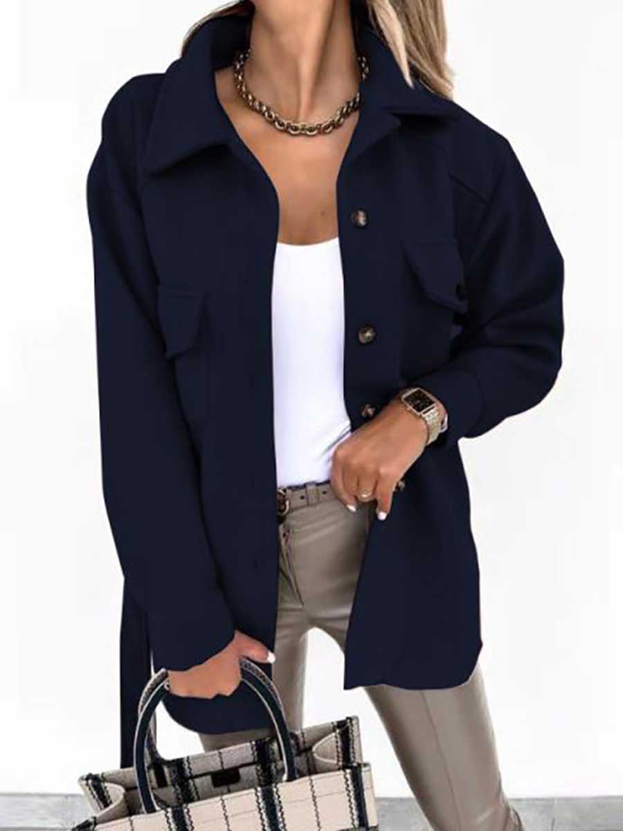 Stunncal Temperament Lapel Tweed Jacket