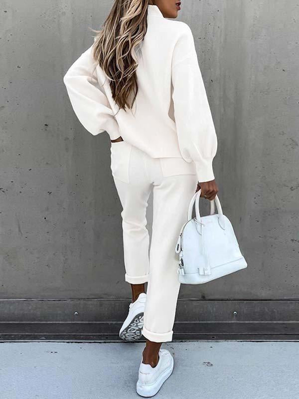 Stunncal Pockets Design Loungewear Sets