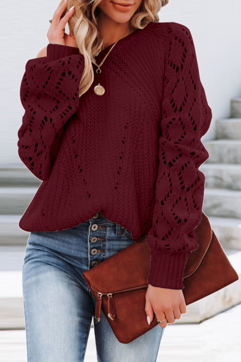 Stunncal Fashion Solid Patchwork O Neck Tops(7 colors)