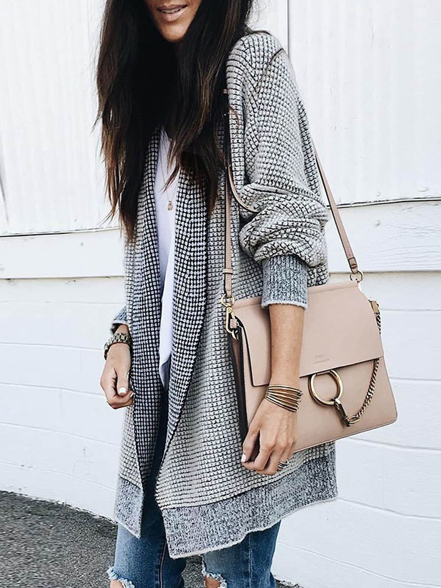 Stunncal Knitted Sweater Cardigan (3 colors)