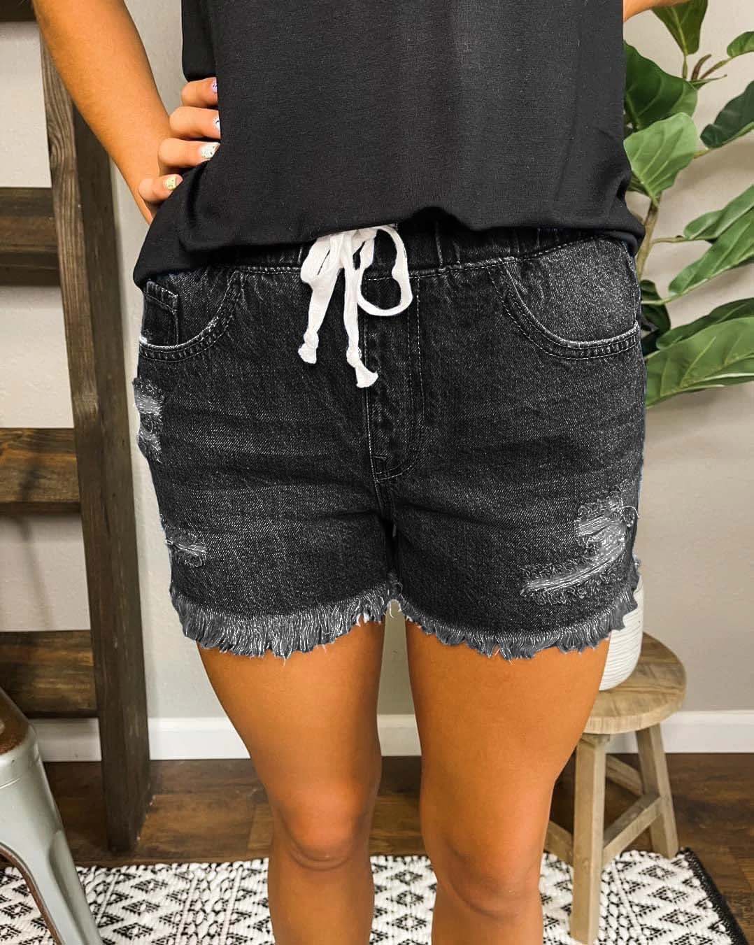 Stunncal Distressed Jogger Shorts