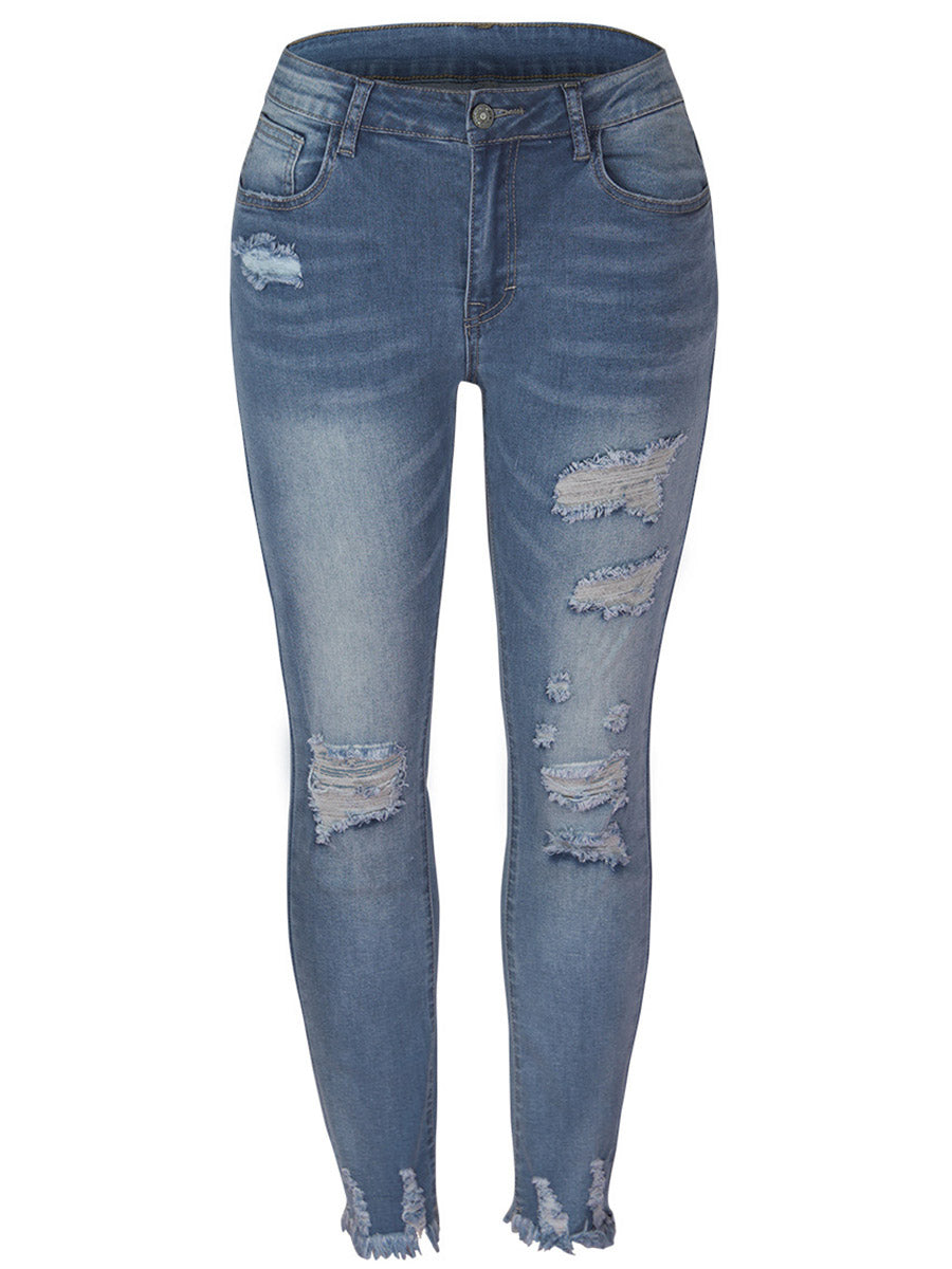 Stunncal Slim Fit Ripped Jeans (3 colors)