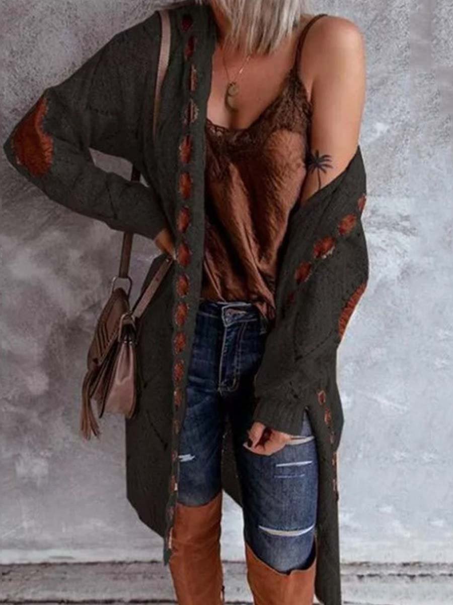 Stunncal Casual Hooded Knitted Cardigan