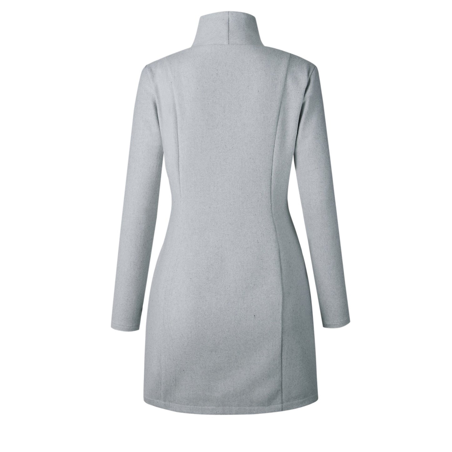 Stunncal Slim Zipper Coat