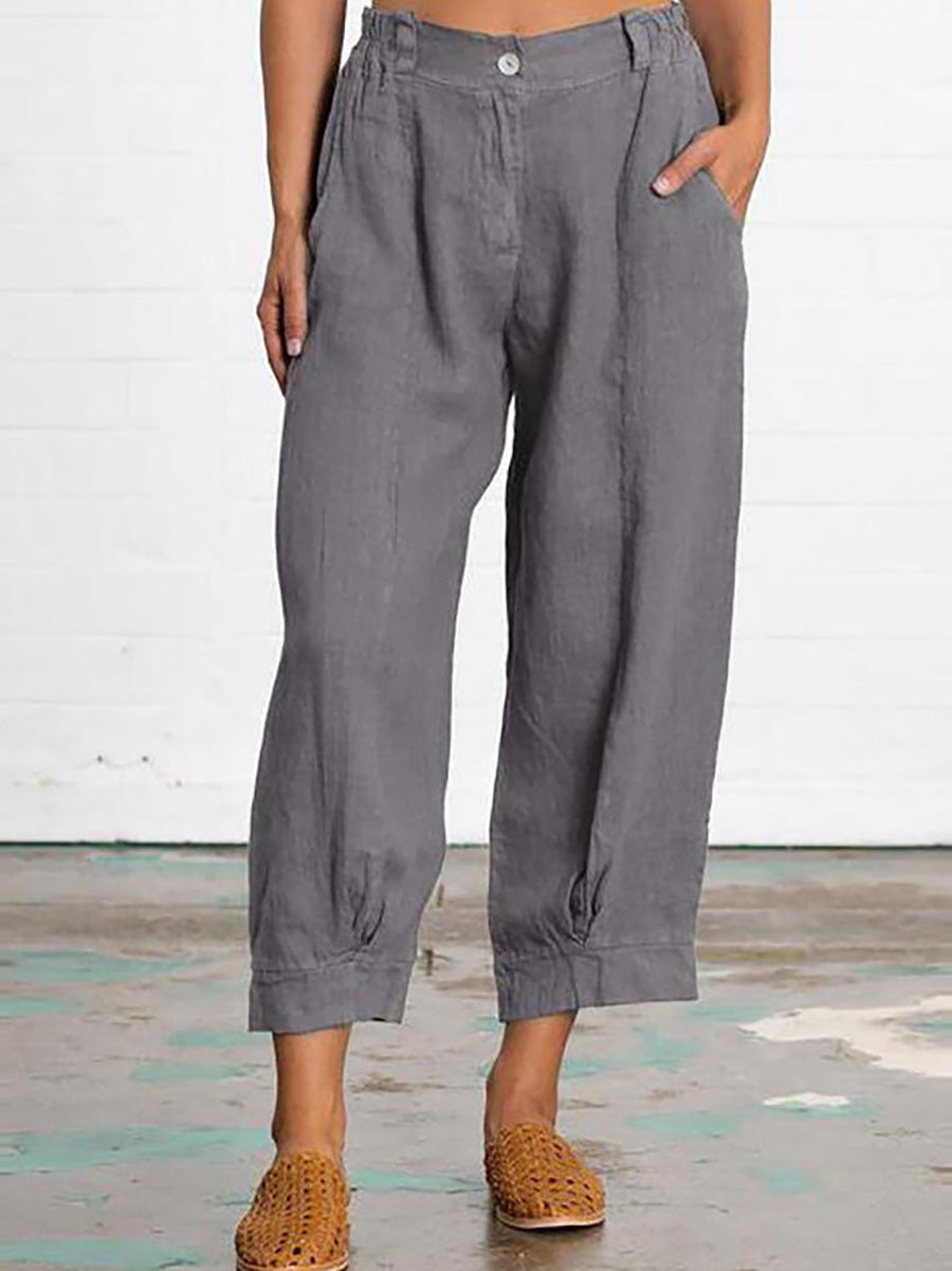 Stunncal Mid Waist Straight Leg Pants