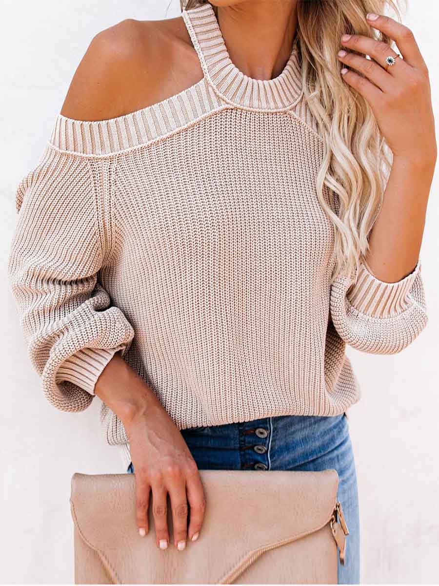 Stunncal Fashion Off-shoulder Sweater