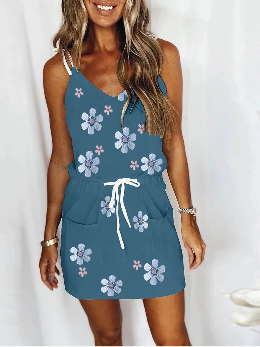 Stunncal Sling Skirt Dress