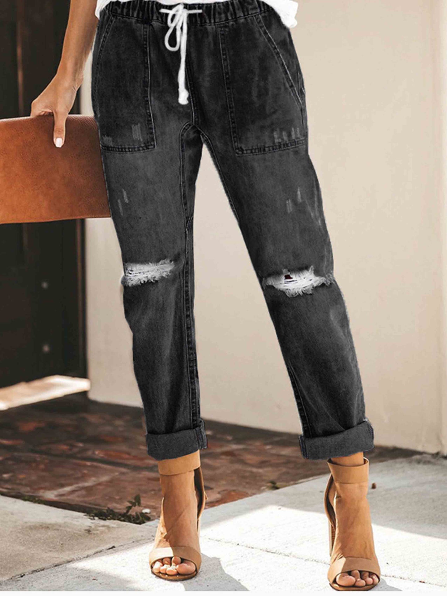Stunncal Women's Ripped Jeans (2 colors)