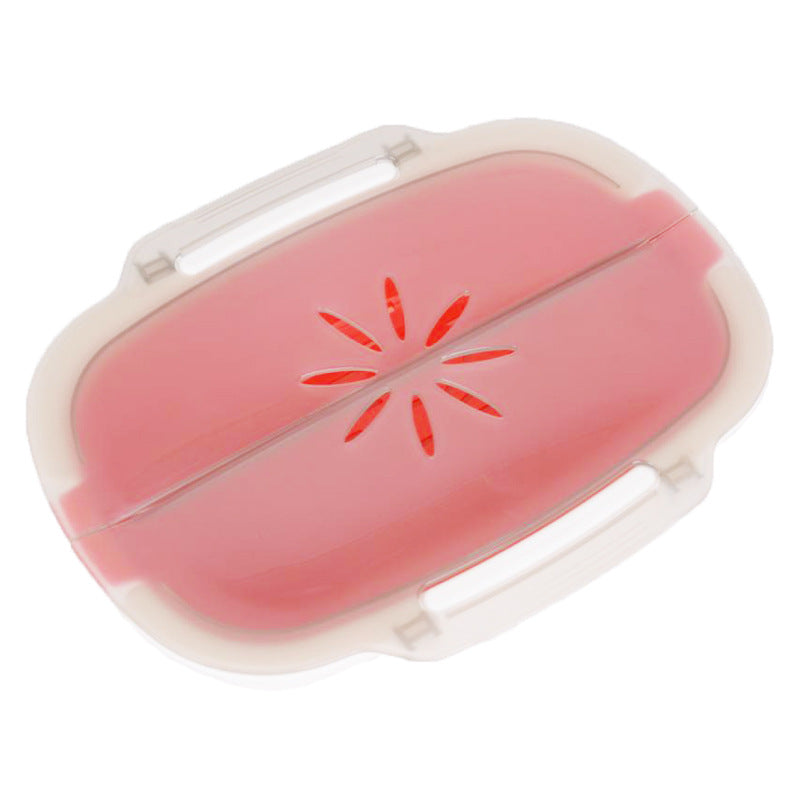 Microwave Oven Steamer - Red