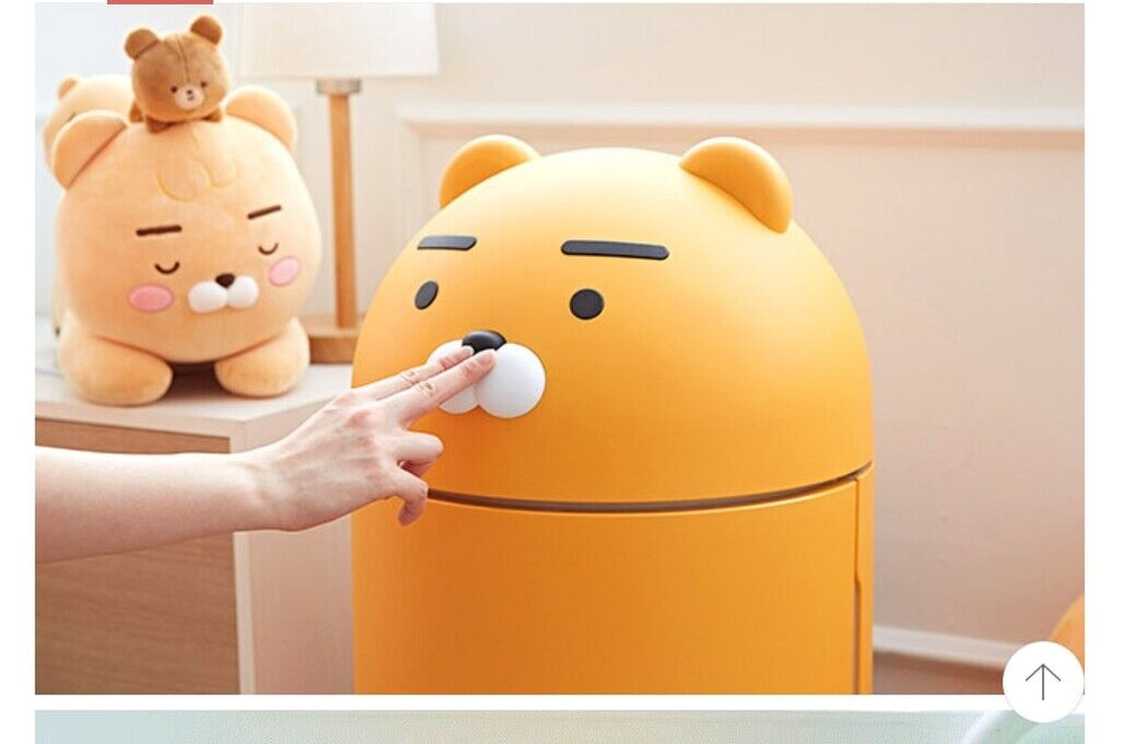 Yellow bear-shaped refrigerator