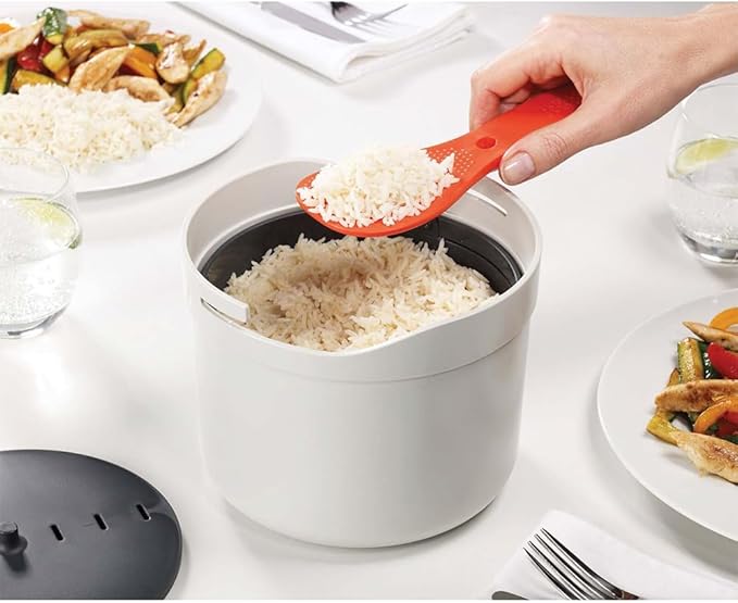 Microwave Rice and Grain Cooker Steamer,2 Litre