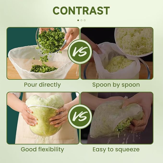 New Soy Milk Bag, Dumpling Fillings Straining （6 pcs)