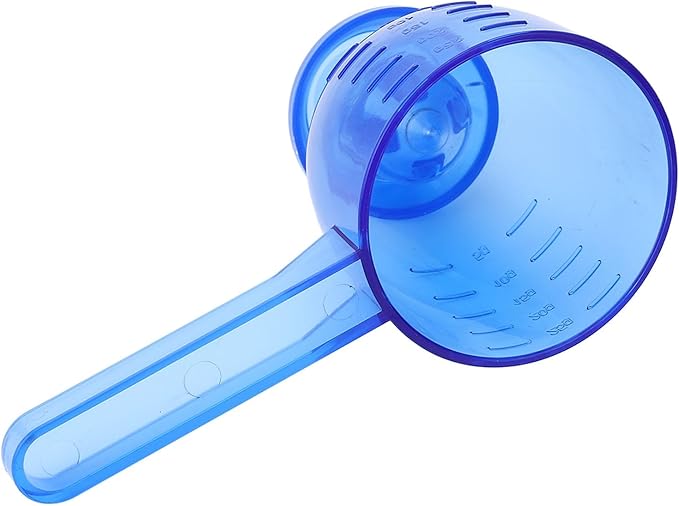 Powder Spoon with Spill Proof Scale (Blue)