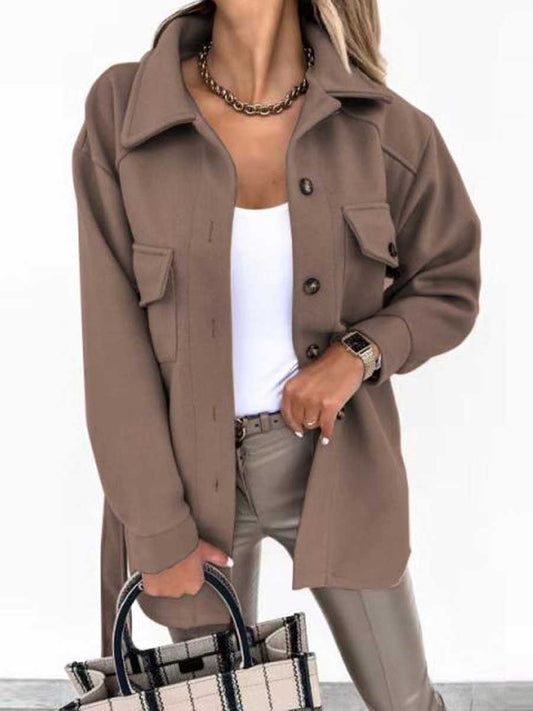 Stunncal Temperament Lapel Tweed Jacket
