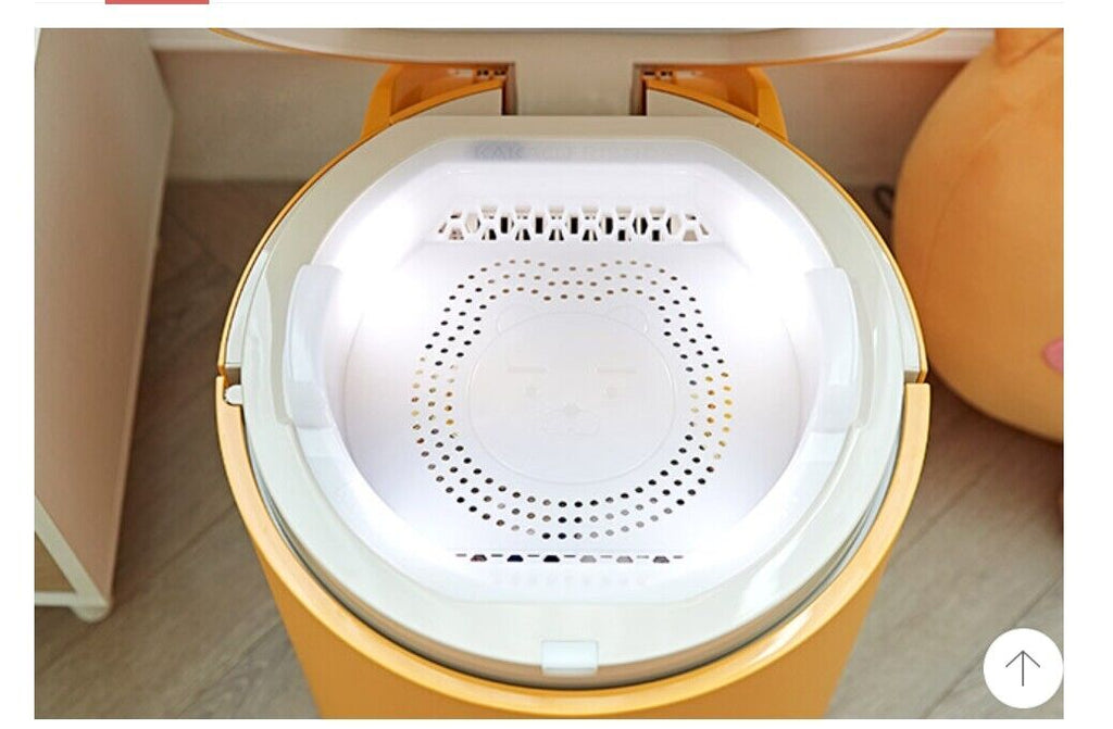 Yellow bear-shaped refrigerator