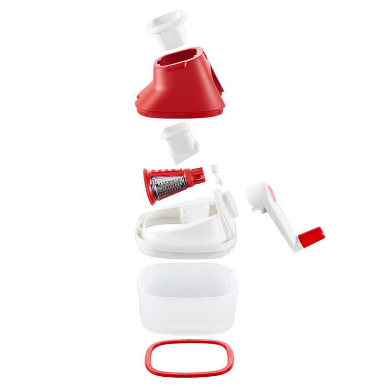 Dual-Direction Rotary Grater with Storage Lid