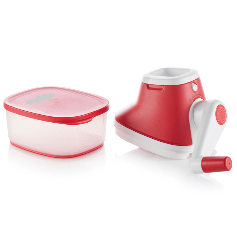 Dual-Direction Rotary Grater with Storage Lid