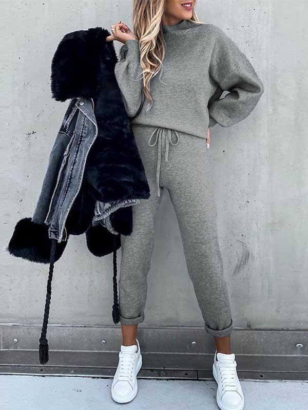 Stunncal Pockets Design Loungewear Sets