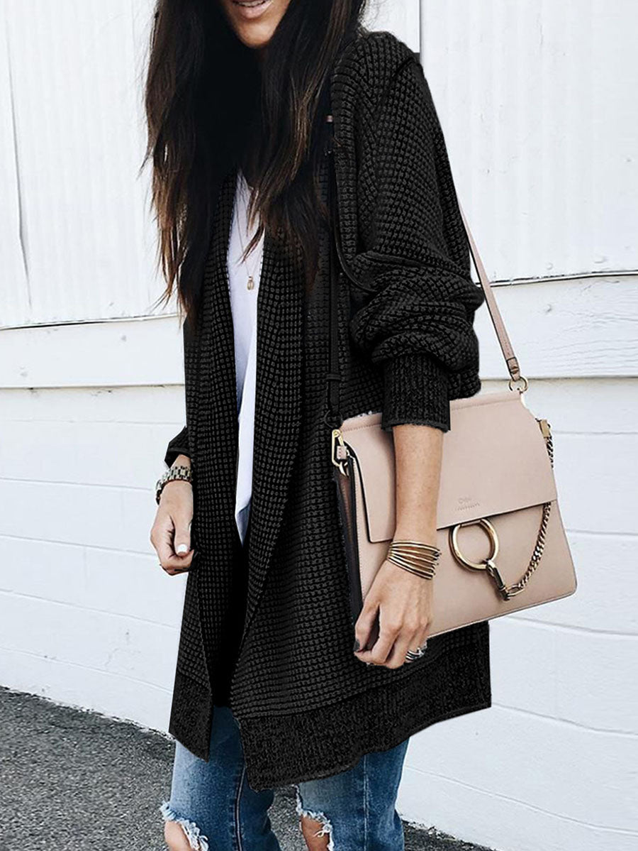 Stunncal Knitted Sweater Cardigan （3 colors）