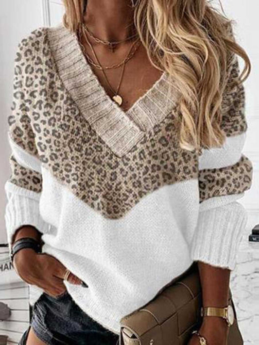 Stunncal Knit  V Neck Sweater（8 colors）