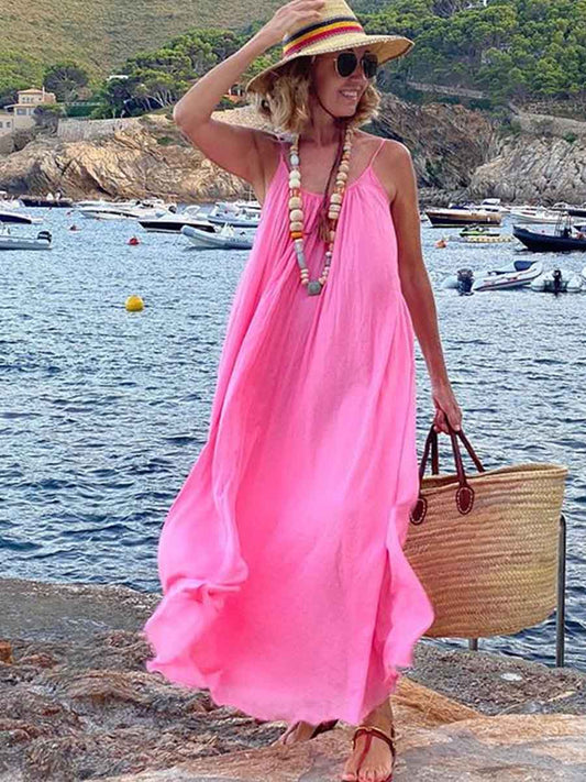 Stunncal Sling Holiday Loose Dress