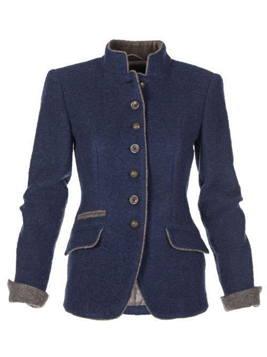 Stunncal Slim Button Jacket