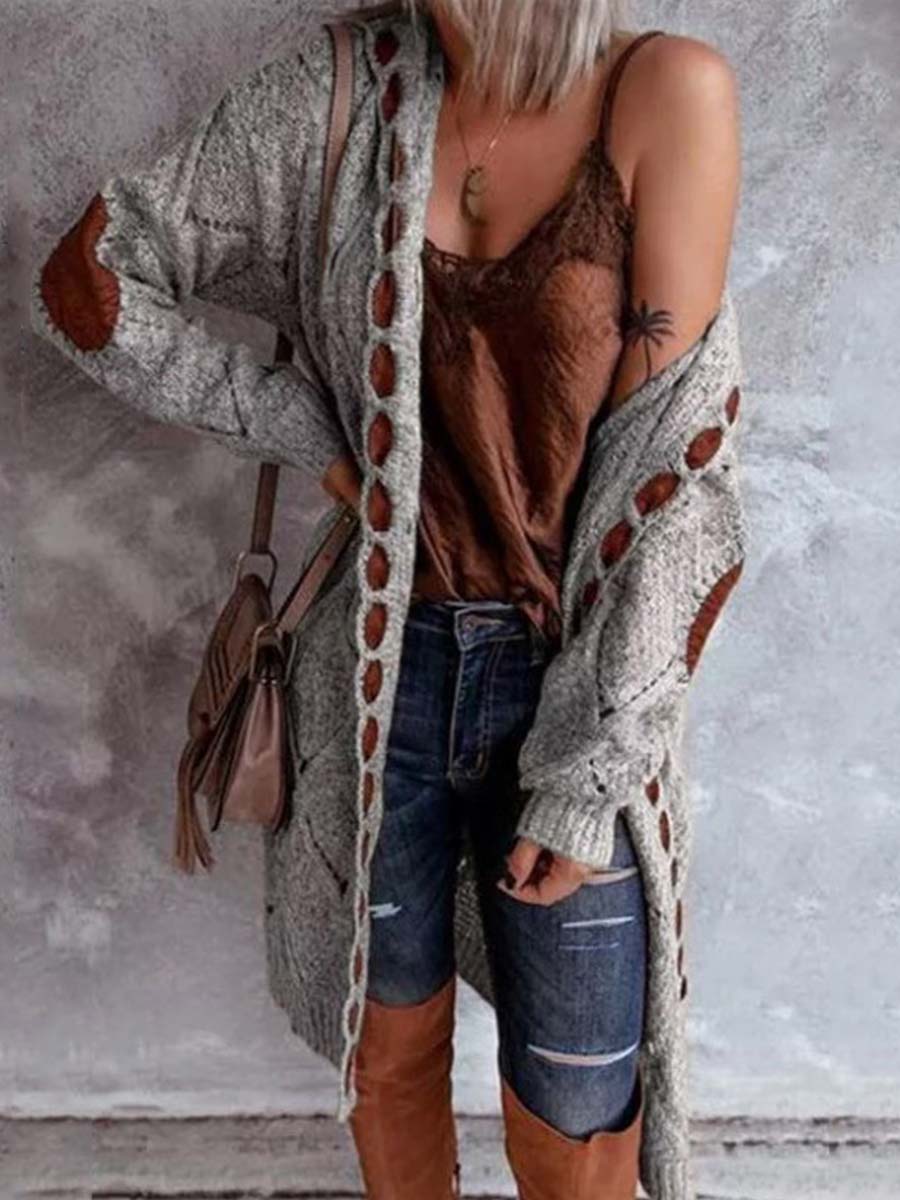 Stunncal Casual Hooded Knitted Cardigan