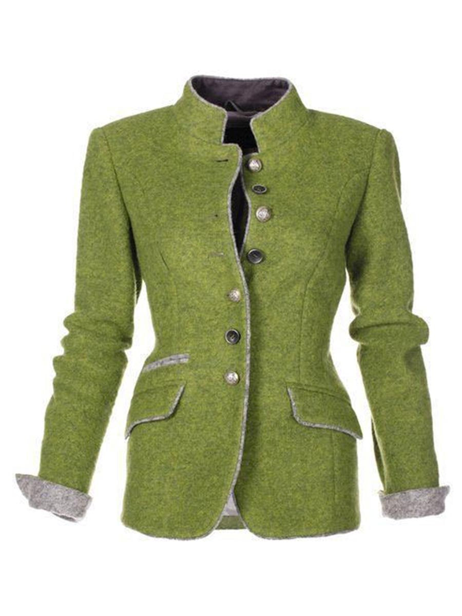 Stunncal Slim Button Jacket
