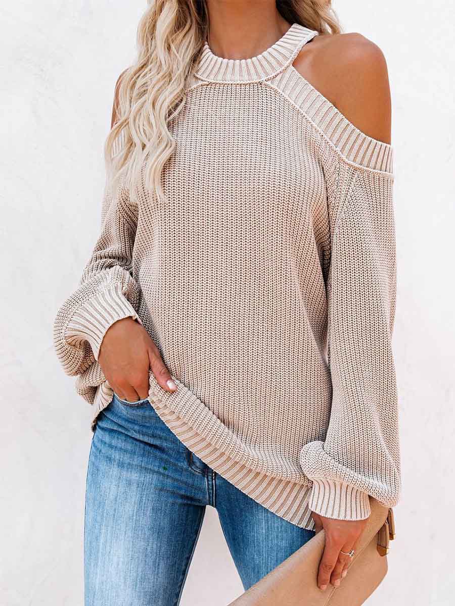 Stunncal Fashion Off-shoulder Sweater